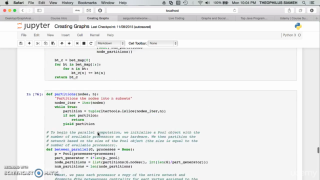 Learn Graphs and Social Network Analytics Using Python – Screenshot 3