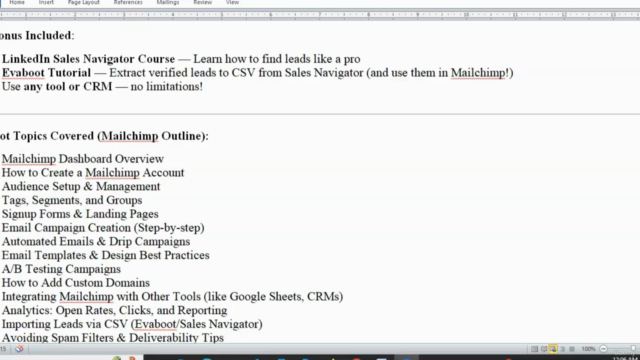 Master Mailchimp Email Marketing Automation – Screenshot 4