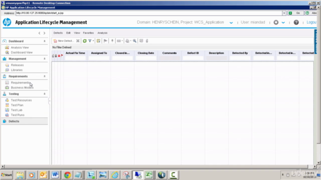 Master Test Management with HP ALM tutorials /Quality Center – Screenshot 2