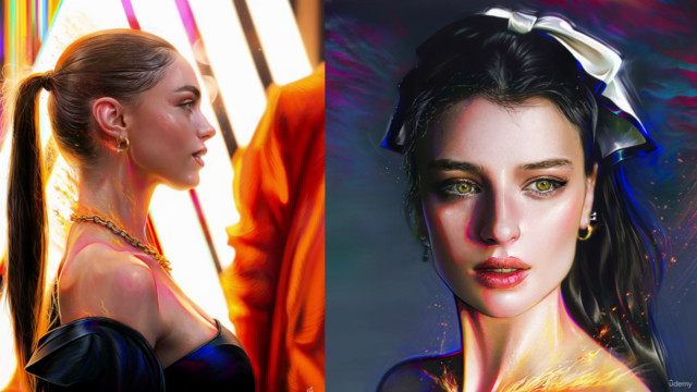 Digital Portrait Mastery: Draw Realistic Faces Like a Pro – Screenshot 2