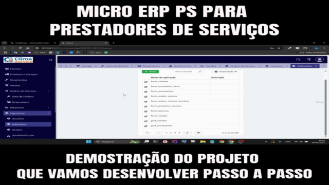 Aprenda a Criar Micro ERP para Prestadores de Serviço – Screenshot 4