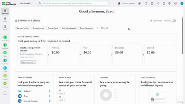 QuickBooks Online Basic to Advance Training 2025 – Screenshot 2