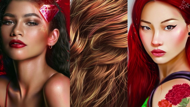 Learn to Draw Stunning Digital Portraits in 1 Hour – Screenshot 1