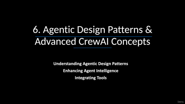 Agentic AI with CrewAI & Agentic Design Patterns – Screenshot 3