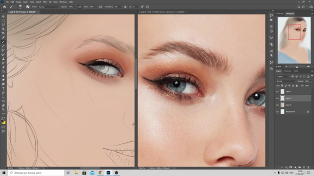 Digital Portraits in Photoshop: Draw & Paint Realistic Faces – Screenshot 4