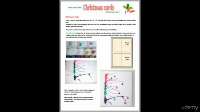Paint your own Christmas Cards – Screenshot 4