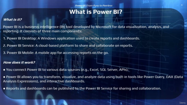 INTRODUCTION TO POWER BI - Hands-on course (no exam). – Screenshot 1