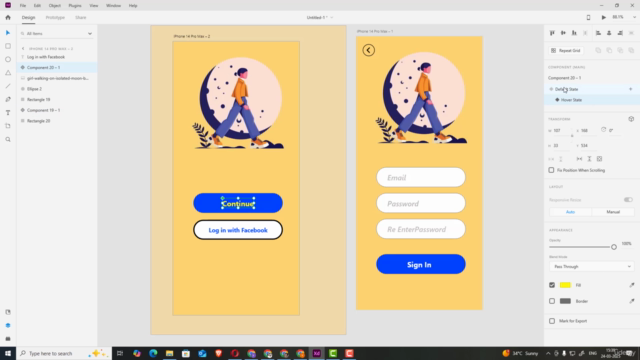 Figma + Adobe XD Bootcamp: Learn UI/UX Design A–Z" – Screenshot 2