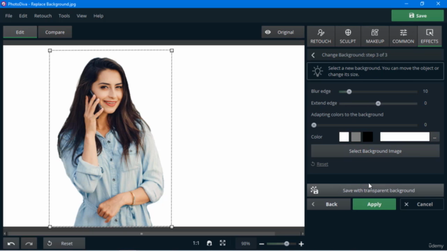 Aprenda Retoque Avançado de Fotos com o Photo Diva 5.0 AI – Screenshot 4