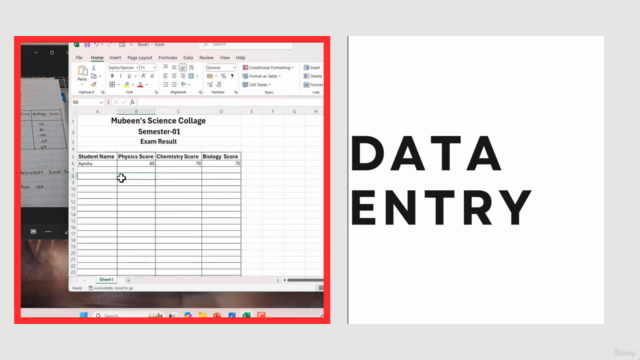 Master in Data Entry,Data Cleaning & Data Analysis in Excel – Screenshot 1