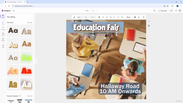 Learning Microsoft Designer from Scratch – Screenshot 3