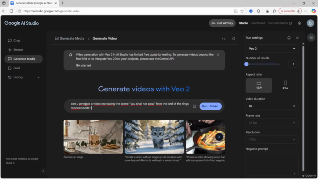Create a Fantasy Movie Scene with Google AI Studio – Screenshot 3