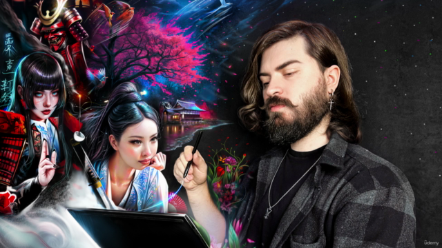 Paint Digital Portraits: Amazing Illustrations in Photoshop – Screenshot 2