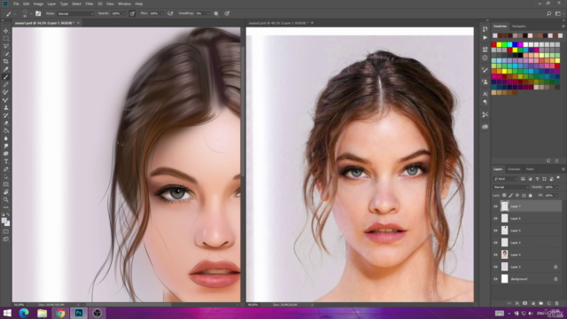 Paint Digital Portraits: Amazing Illustrations in Photoshop – Screenshot 4