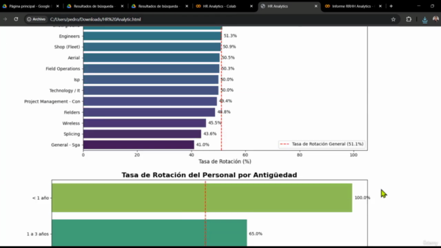 Python para BI y HR Analytics: Gestión del Talento Humano – Screenshot 2
