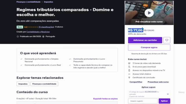 Regimes tributários comparados - Domine e escolha o melhor. – Screenshot 1