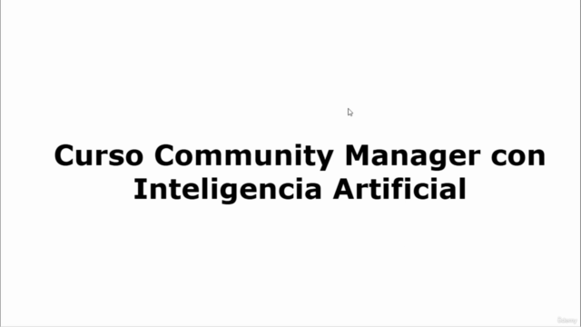 Community Manager e Social Media con Inteligencia Artificial – Screenshot 1