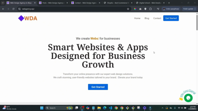 Web Design Agency Course – Screenshot 1