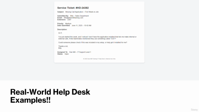 IT Help Desk and Technical Support - WITH REAL EXAMPLES! – Screenshot 2