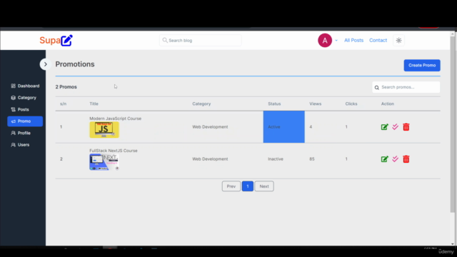 NextJS Fullstack Course (SupaBlog AI App) – Screenshot 3
