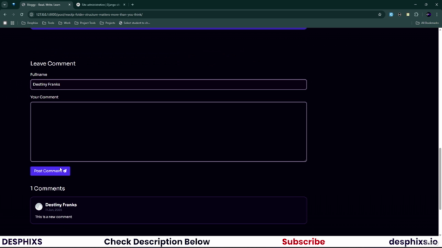 Full-Stack Web Development with Django 5, TailwindCSS, HTMX – Screenshot 2