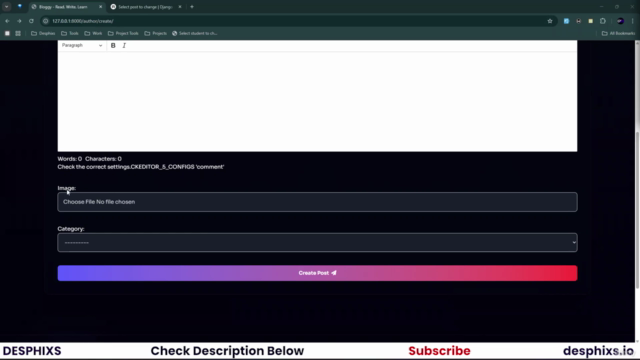 Full-Stack Web Development with Django 5, TailwindCSS, HTMX – Screenshot 4