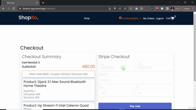 MERN Ecommerce Course (+ Fintech Digital Wallet) - Shopito – Screenshot 2
