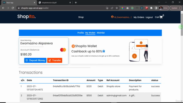 MERN Ecommerce Course (+ Fintech Digital Wallet) - Shopito – Screenshot 4
