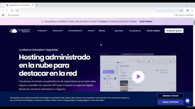 Cómo Crear una Tienda online con WordPress y Cloudways 2025 – Screenshot 1