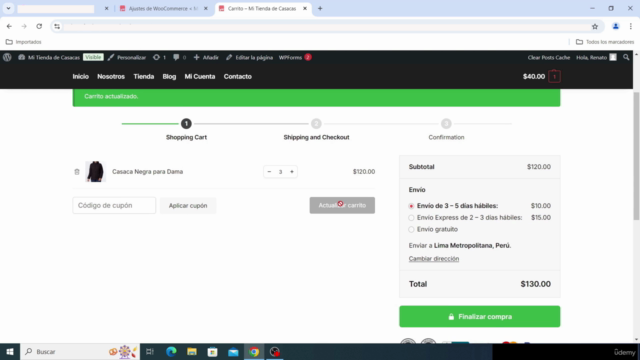 Cómo Crear una Tienda online con WordPress y Cloudways 2025 – Screenshot 2