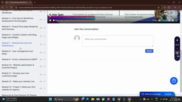 WordPress For Beginners - Create Website Without Coding – Screenshot 1