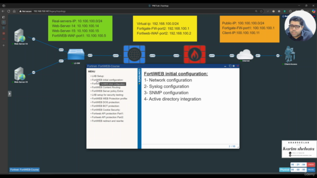 Fortinet Fortiweb NSE6 Course – Screenshot 1