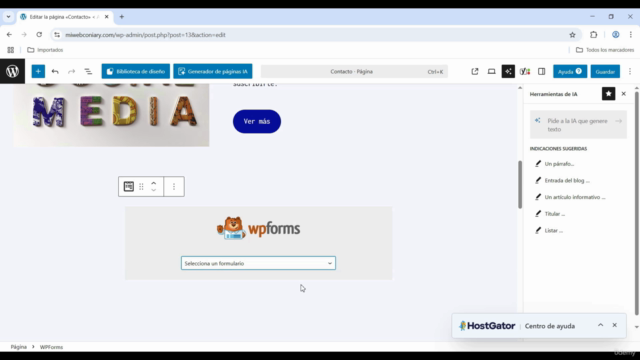 Cómo Crear una Página Web en WordPress con IA – Screenshot 3