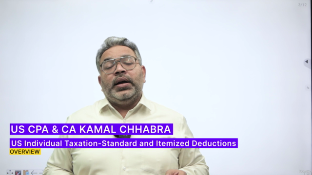 US Individual Taxation – Standard and Itemized Deductions – Screenshot 3