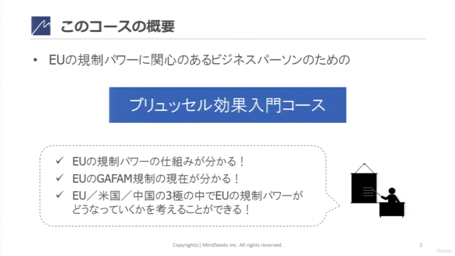はじめてのEU/ブリュッセル効果 ~GAFA規制の最前線!世界のルールを変えるEUの規制力を学ぶ2時間集中コース – Screenshot 1
