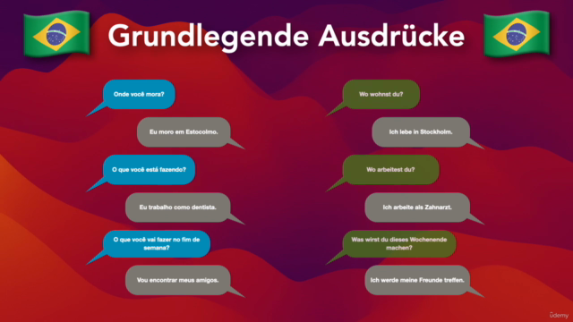 Portugiesische Sprache für Anfänger (auf Deutsch) – Screenshot 1