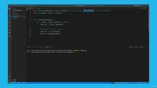 The Model View Architecture with PySide6: Data Driven UIs – Screenshot 3