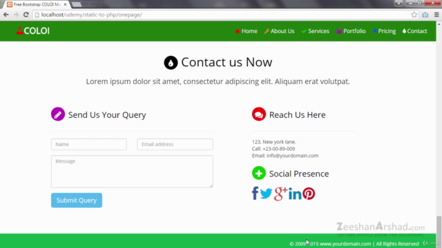 Convert HTML Websites into PHP Websites in 45 Minutes – Screenshot 1