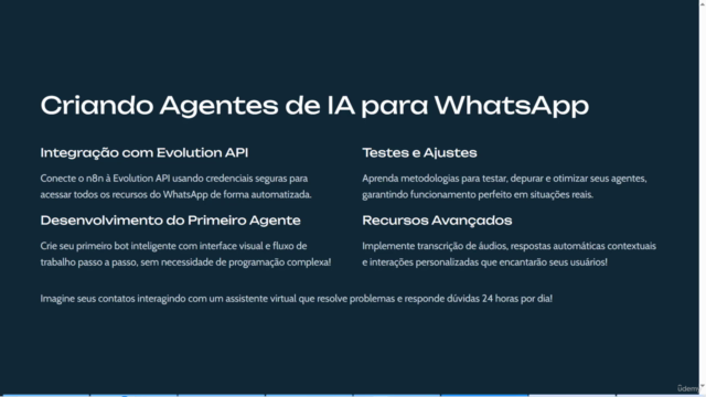 n8n: Automação Facil e Rápida de Whatsapp e Telegram com n8n – Screenshot 4