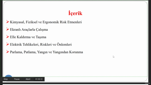 İş Sağlığı ve Güvenliği (İSG) Eğitimi | Sertifikalı Program – Screenshot 4
