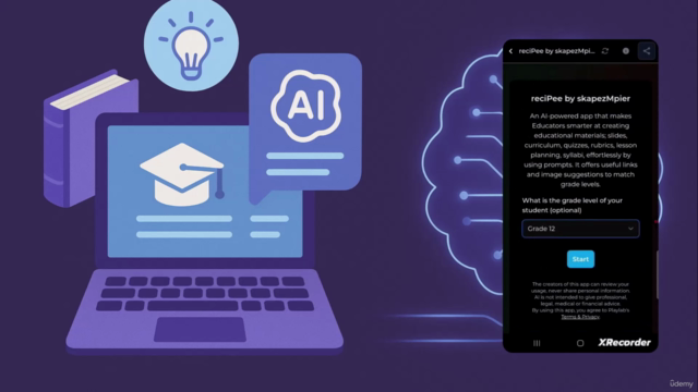 Build Educational AI Powered Apps with Prompts – Screenshot 1
