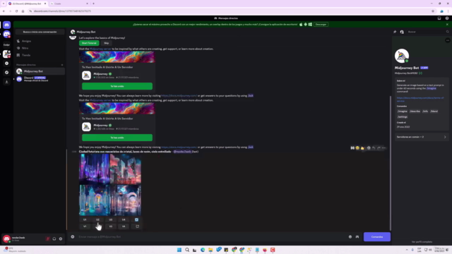 Midjourney Masterclass Domina el Arte Visual con IA – Screenshot 2
