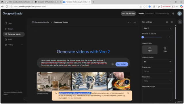 Sci-Fi Movie Scenes with Google Veo 2: AI Video Generation – Screenshot 1