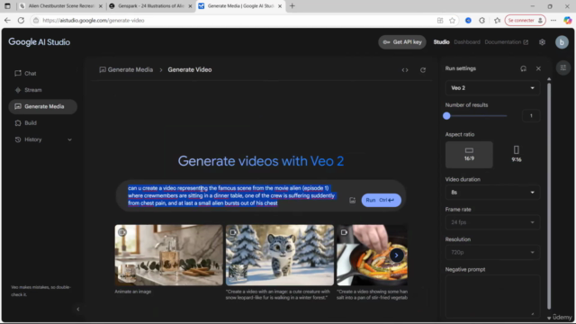 Sci-Fi Movie Scenes with Google Veo 2: AI Video Generation – Screenshot 2