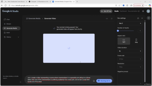 Sci-Fi Movie Scenes with Google Veo 2: AI Video Generation – Screenshot 3