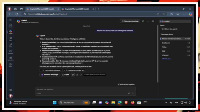 Microsoft 365 Copilot Chat : Guide Complet pour Débutants – Screenshot 2