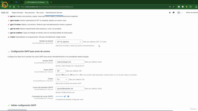 Moodle + IA: Retroalimentación automática con IA – Screenshot 2