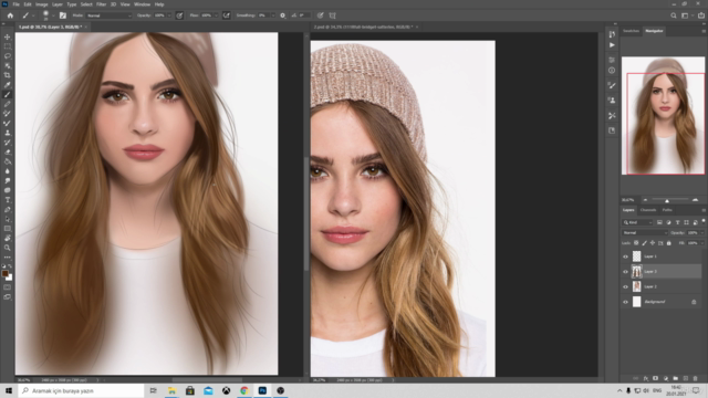 Masterclass Female Portraits in Digital Art: Beginner to Pro – Screenshot 2