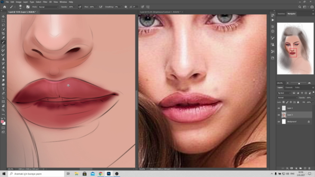 Masterclass Female Portraits in Digital Art: Beginner to Pro – Screenshot 3