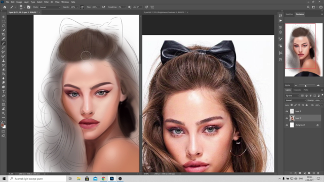Masterclass Female Portraits in Digital Art: Beginner to Pro – Screenshot 4